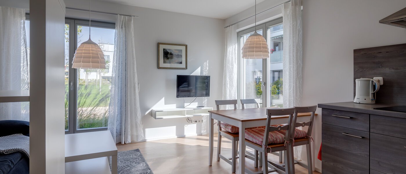 квартира München Messestadt Riem 02 гостиная 10763