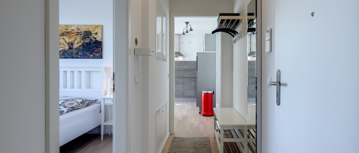 квартира München Messestadt Riem 01 коридор 10763