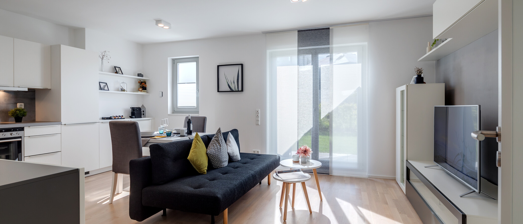 квартира München Messestadt Riem 02 гостиная 10766
