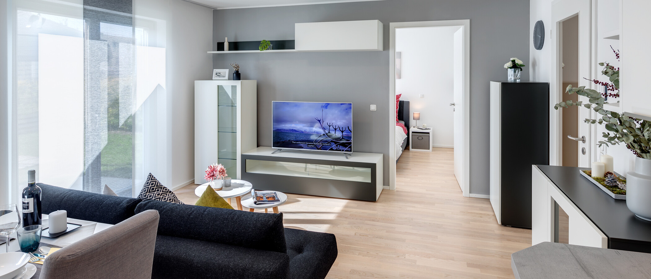 квартира München Messestadt Riem 04 гостиная 10766