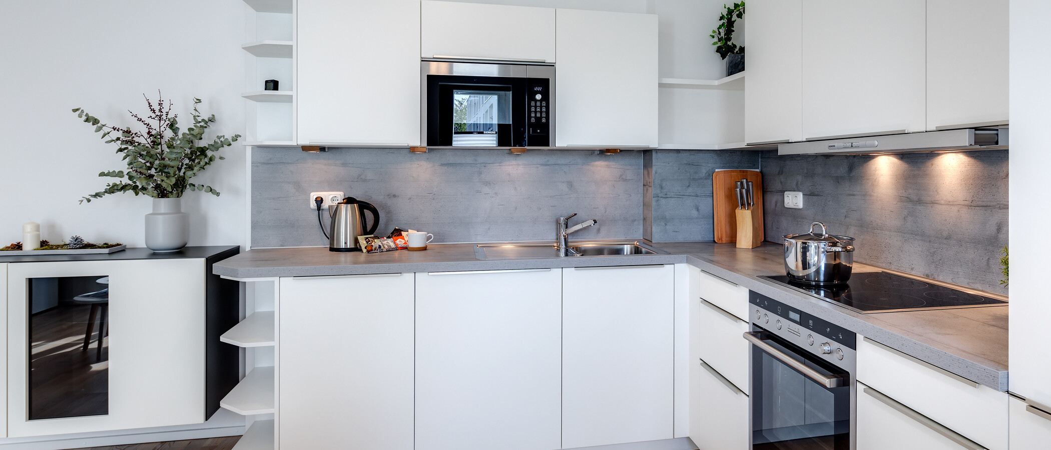 квартира München Messestadt Riem 02 кухня 10766