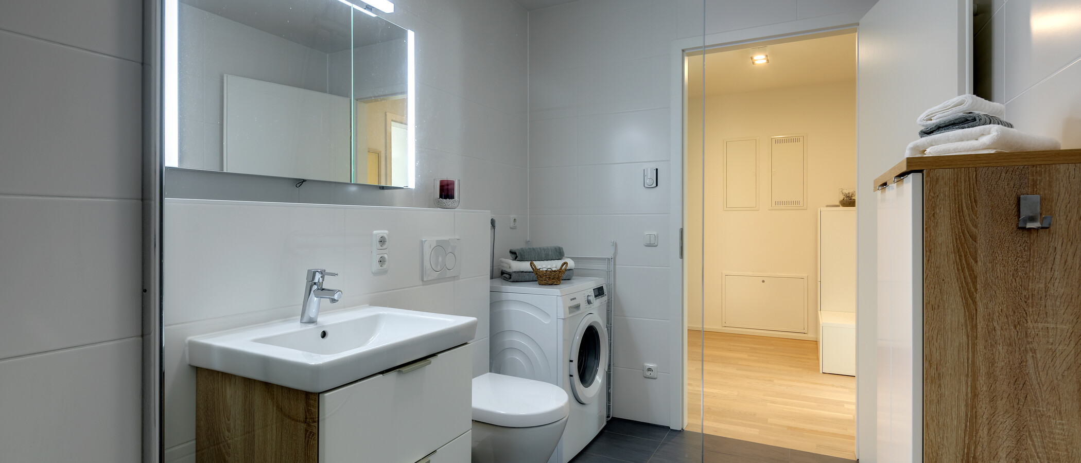 квартира München Messestadt Riem 02 ванная комната 10766