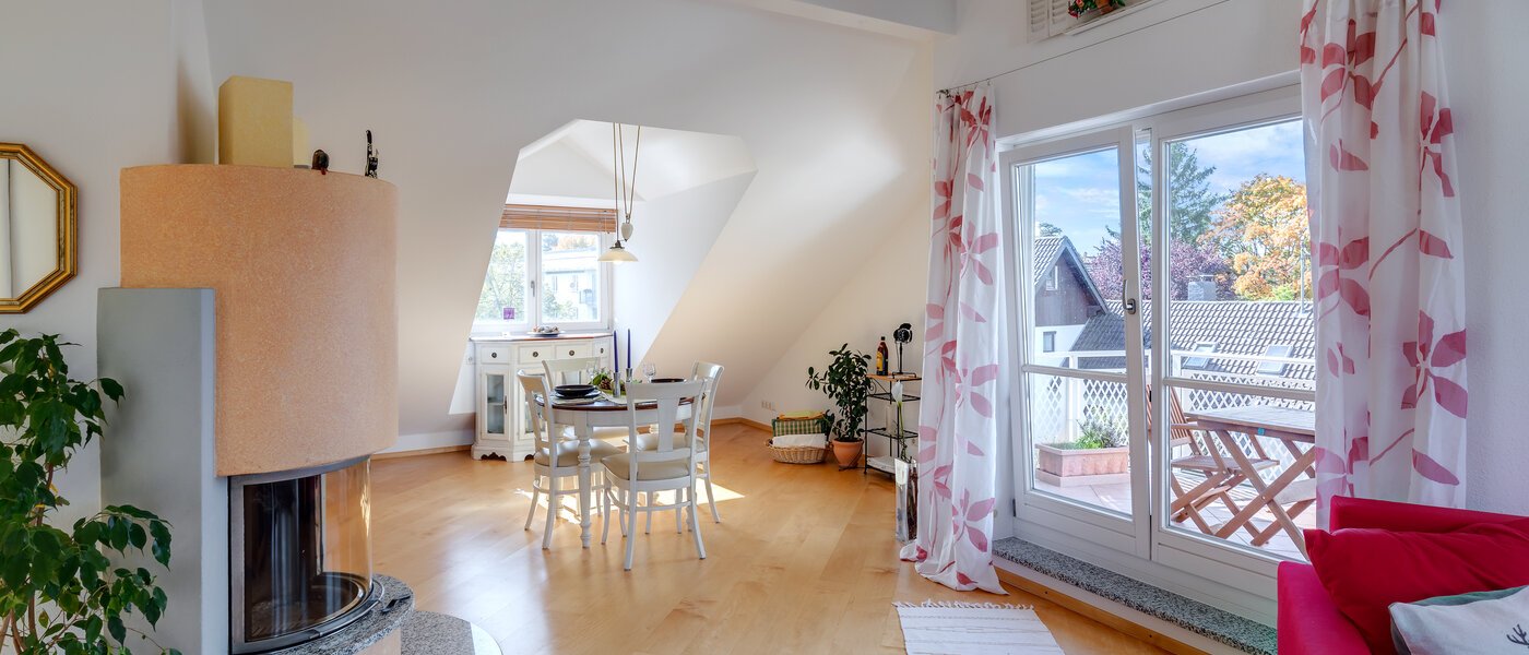 мансардная квартира Neubiberg 05 гостиная 10767