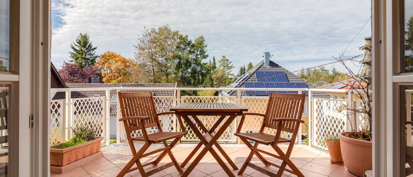 мансардная квартира Neubiberg 01 терраса 10767