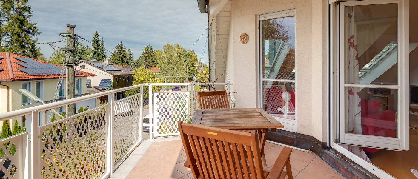 мансардная квартира Neubiberg 02 терраса 10767