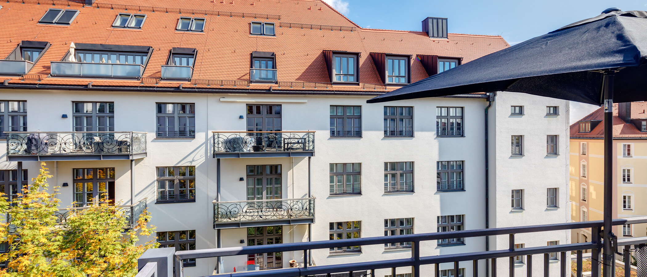 квартира München Isarvorstadt 01 вид из окна 10770