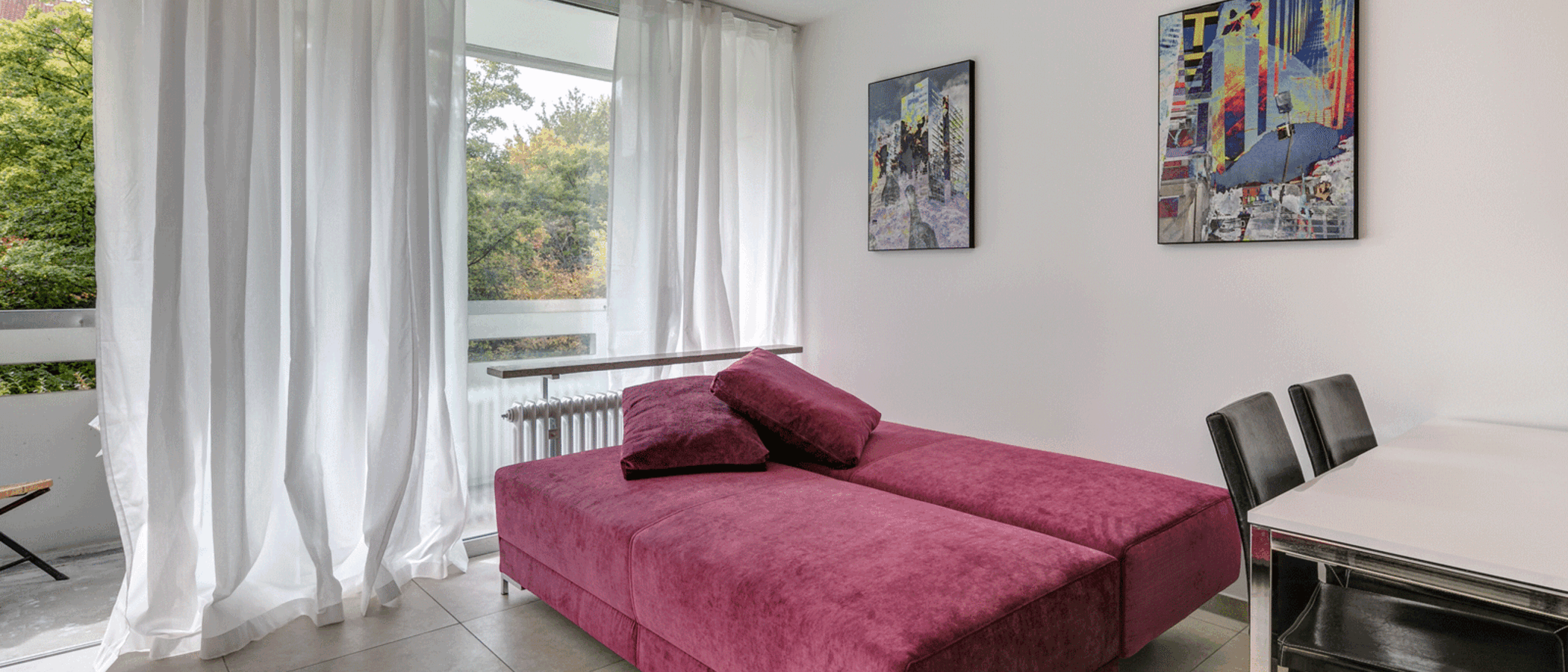 квартира München Neuhausen 02 гостиная 10774