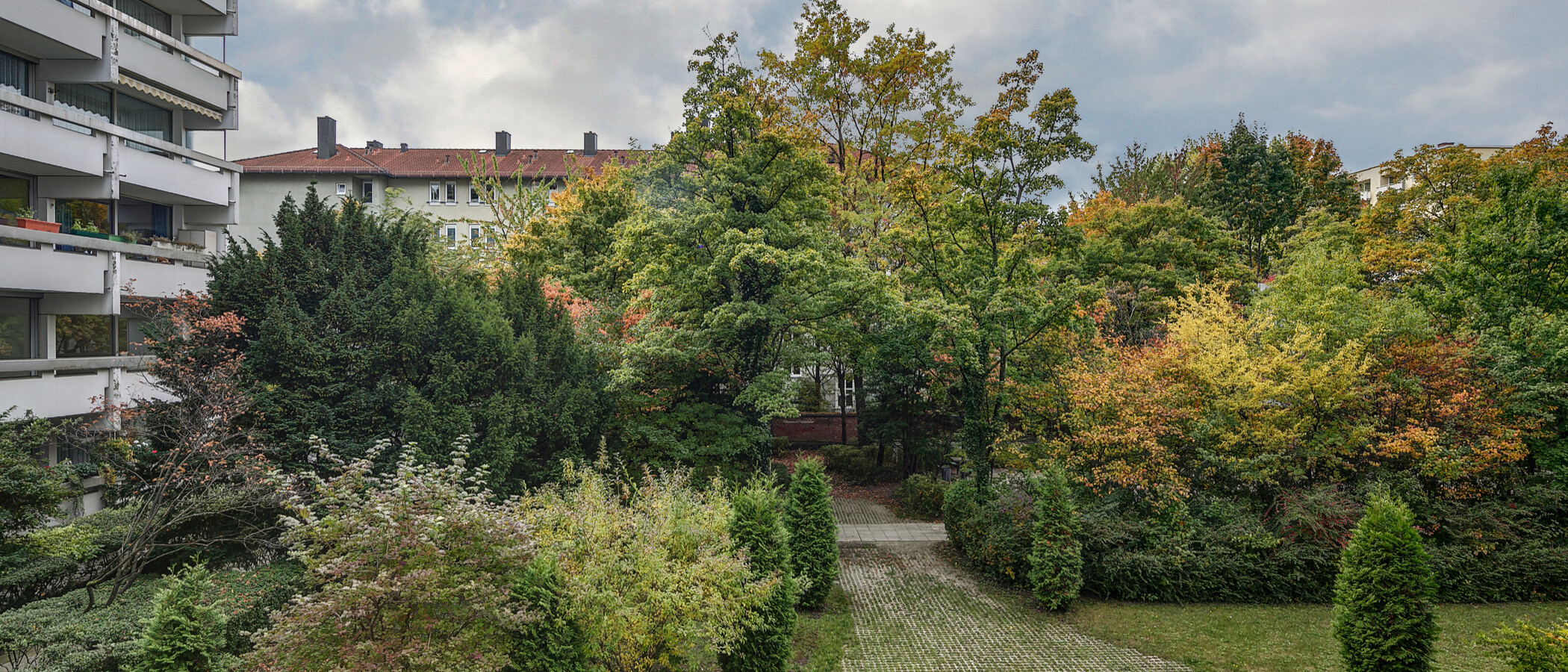 квартира München Neuhausen 01 вид из окна 10774