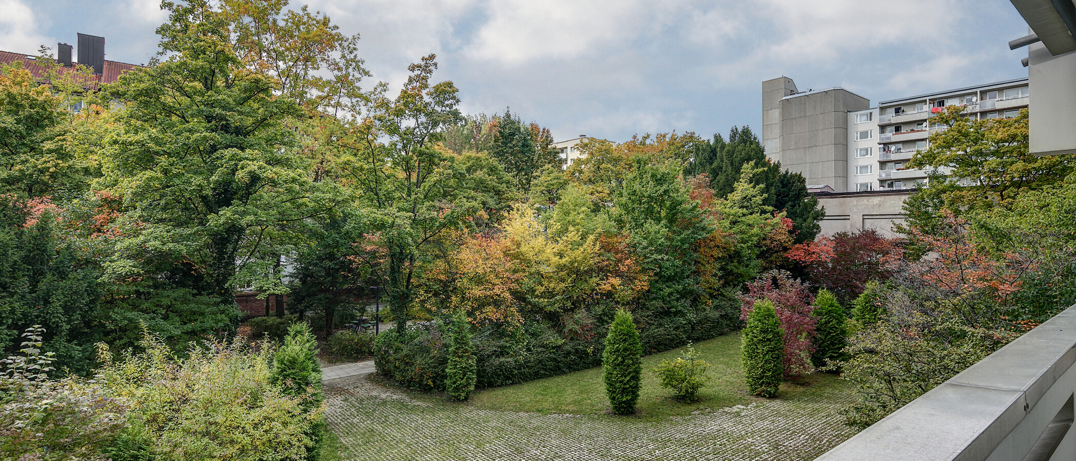 квартира München Neuhausen 03 вид из окна 10774