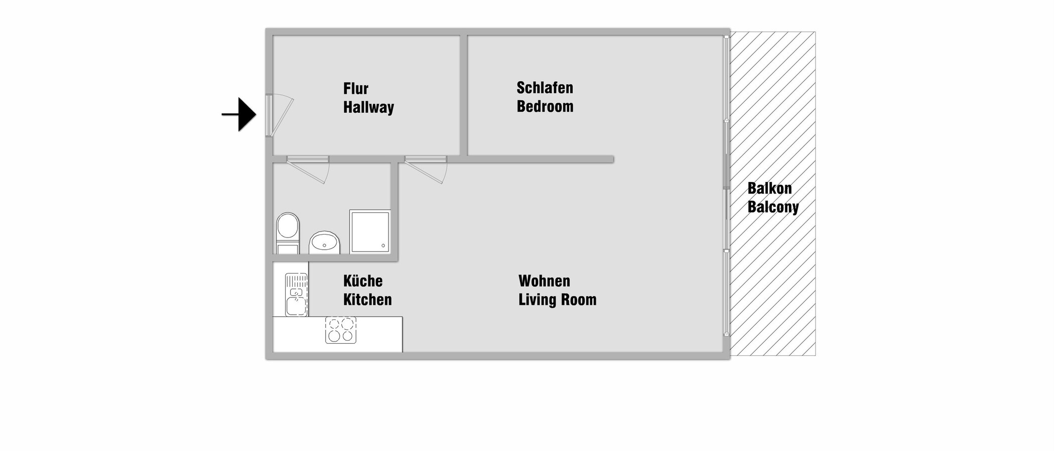 квартира München Neuhausen 01 план этажа 10774