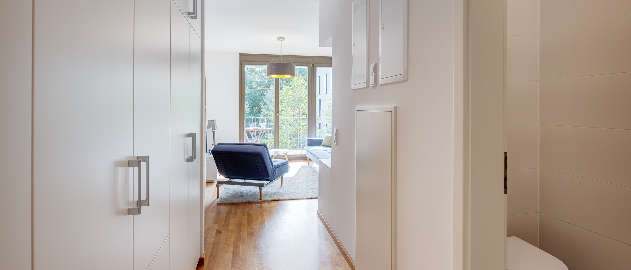 квартира München Schwabing - Domagkpark 01 коридор 10791