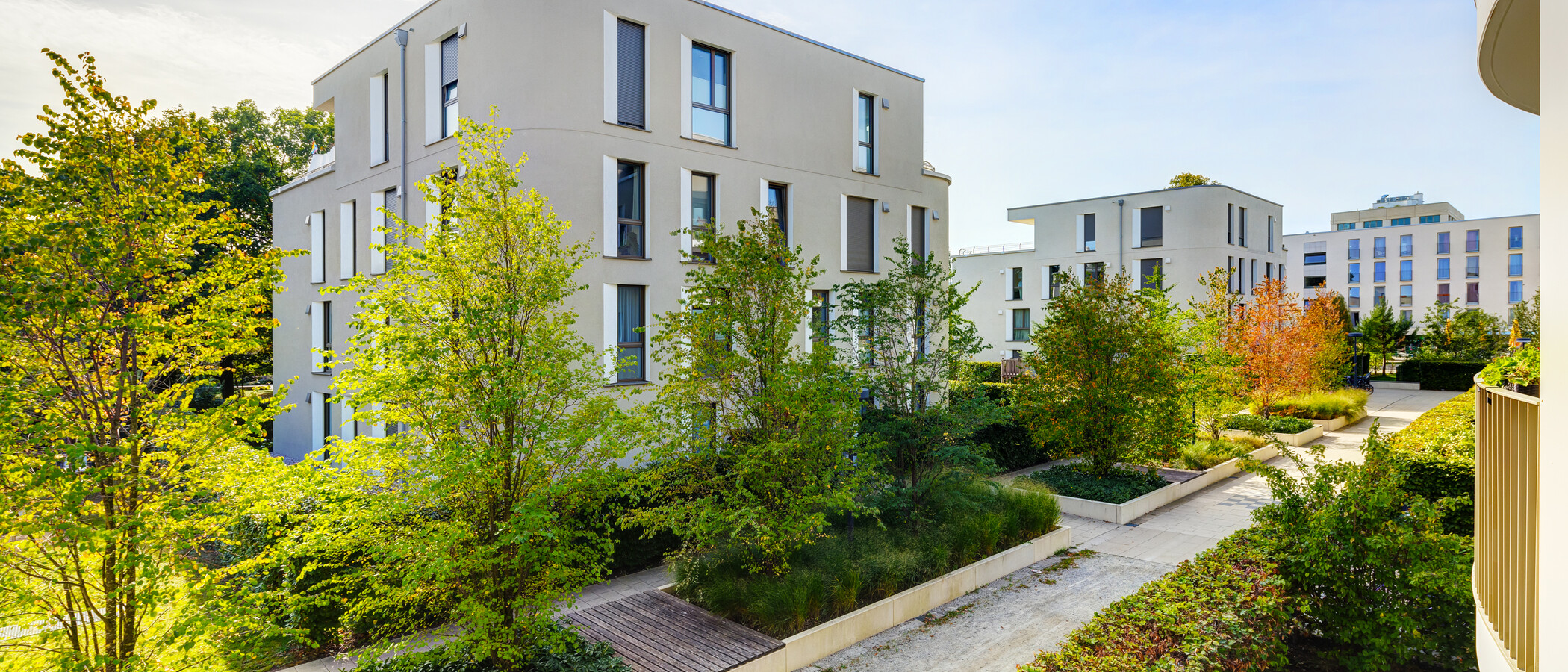квартира München Schwabing - Domagkpark 03 вид из окна 10791