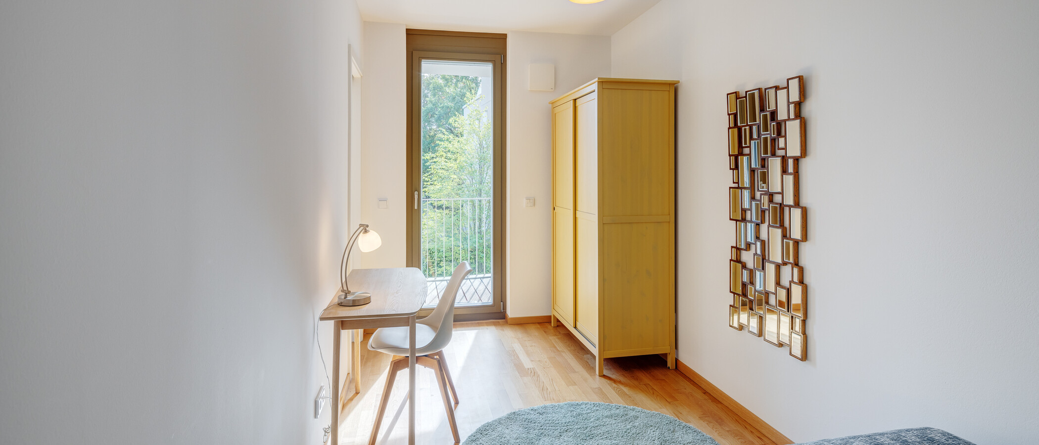 квартира München Schwabing - Domagkpark 02 спальная комната 10791