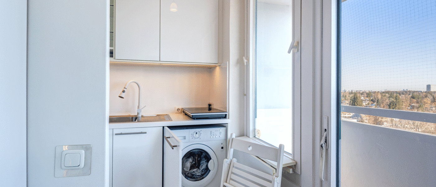 квартира München Parkstadt Solln 01 кухня 10793