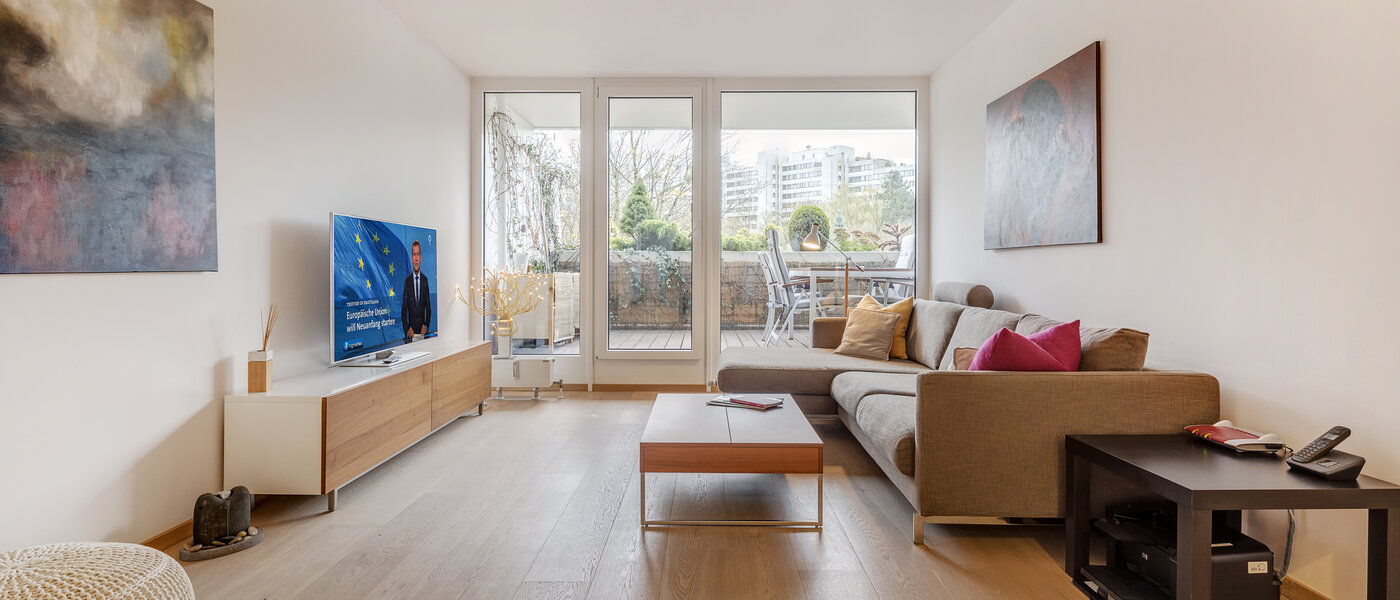 квартира München Olympiadorf 01 гостиная 10807