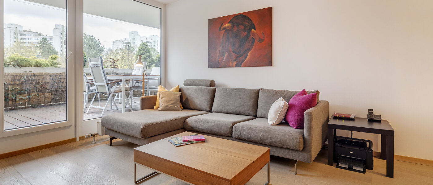 квартира München Olympiadorf 02 гостиная 10807