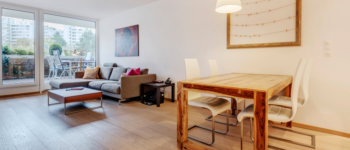 квартира München Olympiadorf 05 гостиная 10807