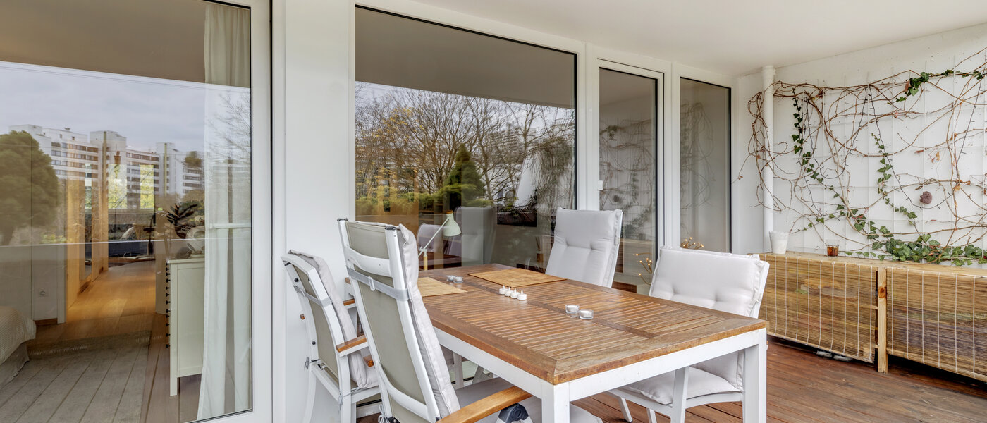 квартира München Olympiadorf 01 терраса 10807