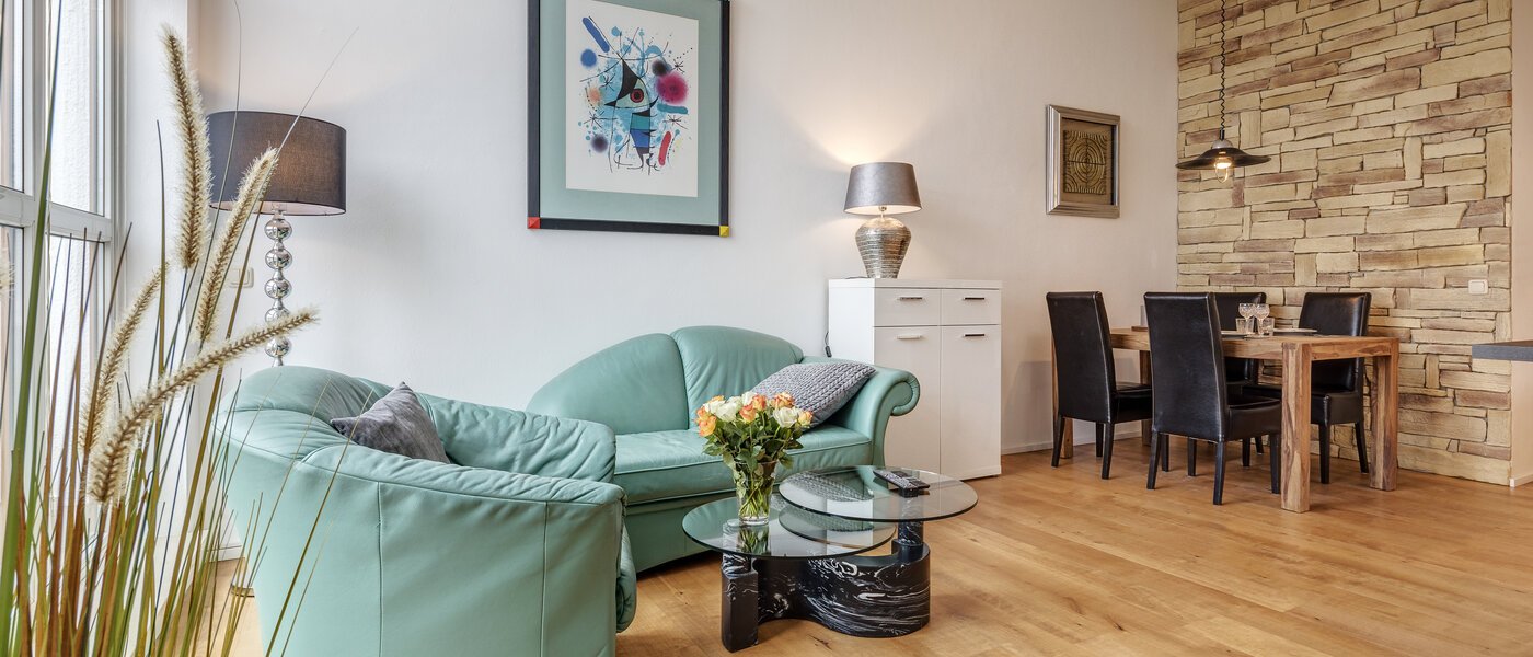 мансардная квартира München Denning 05 гостиная 10809