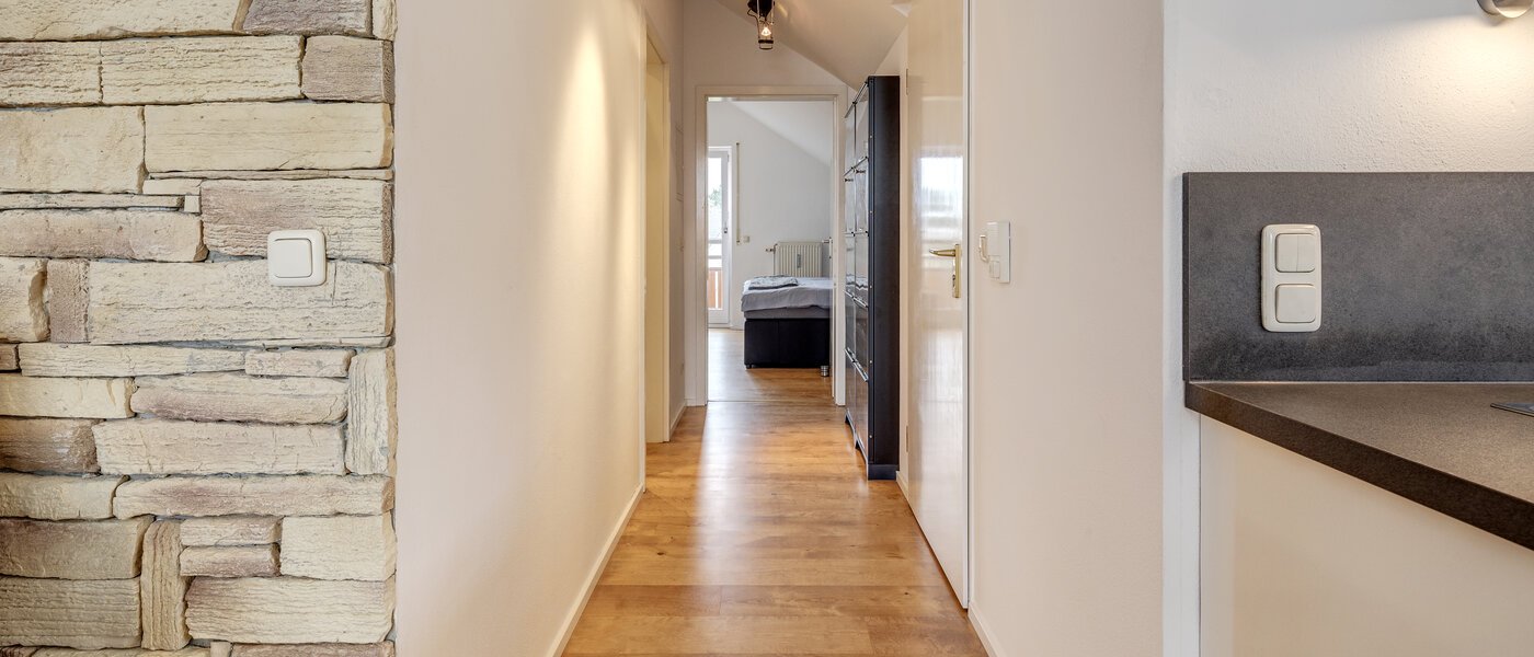 мансардная квартира München Denning 02 коридор 10809