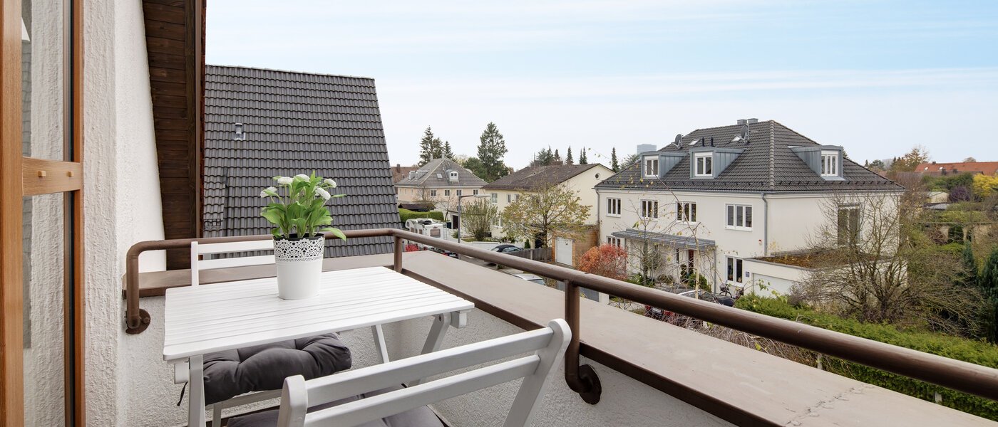 мансардная квартира München Denning 03 2-ой балкон 10809