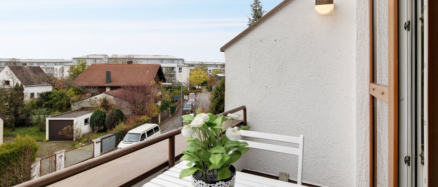 мансардная квартира München Denning 04 2-ой балкон 10809