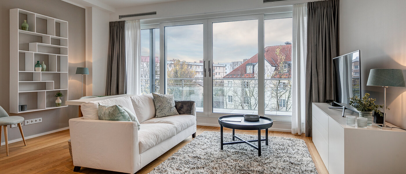 квартира München Schwabing-West (rund um den Hohenzollernplatz) 01 гостиная 10823