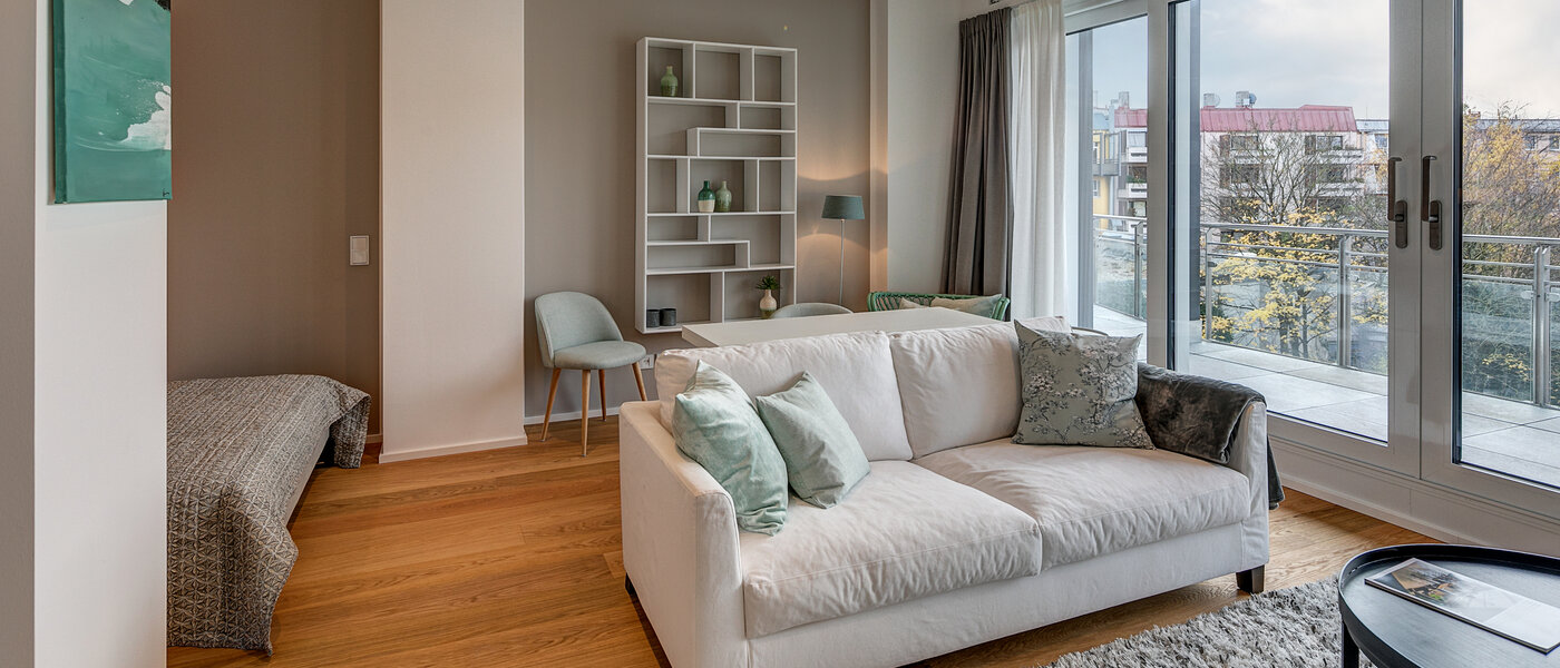 квартира München Schwabing-West (rund um den Hohenzollernplatz) 03 гостиная 10823