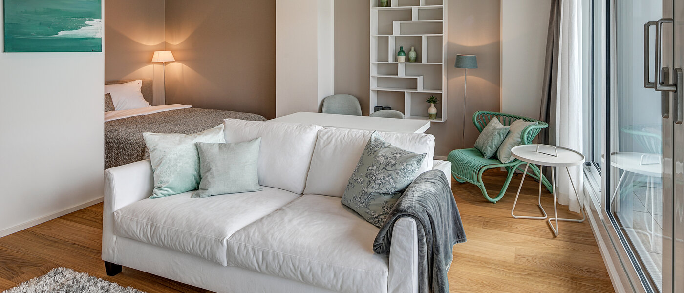 квартира München Schwabing-West (rund um den Hohenzollernplatz) 04 гостиная 10823