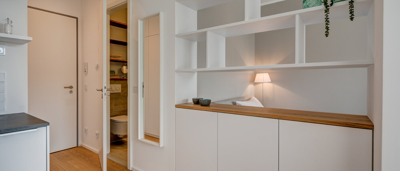 квартира München Schwabing-West (rund um den Hohenzollernplatz) 02 кухня 10823