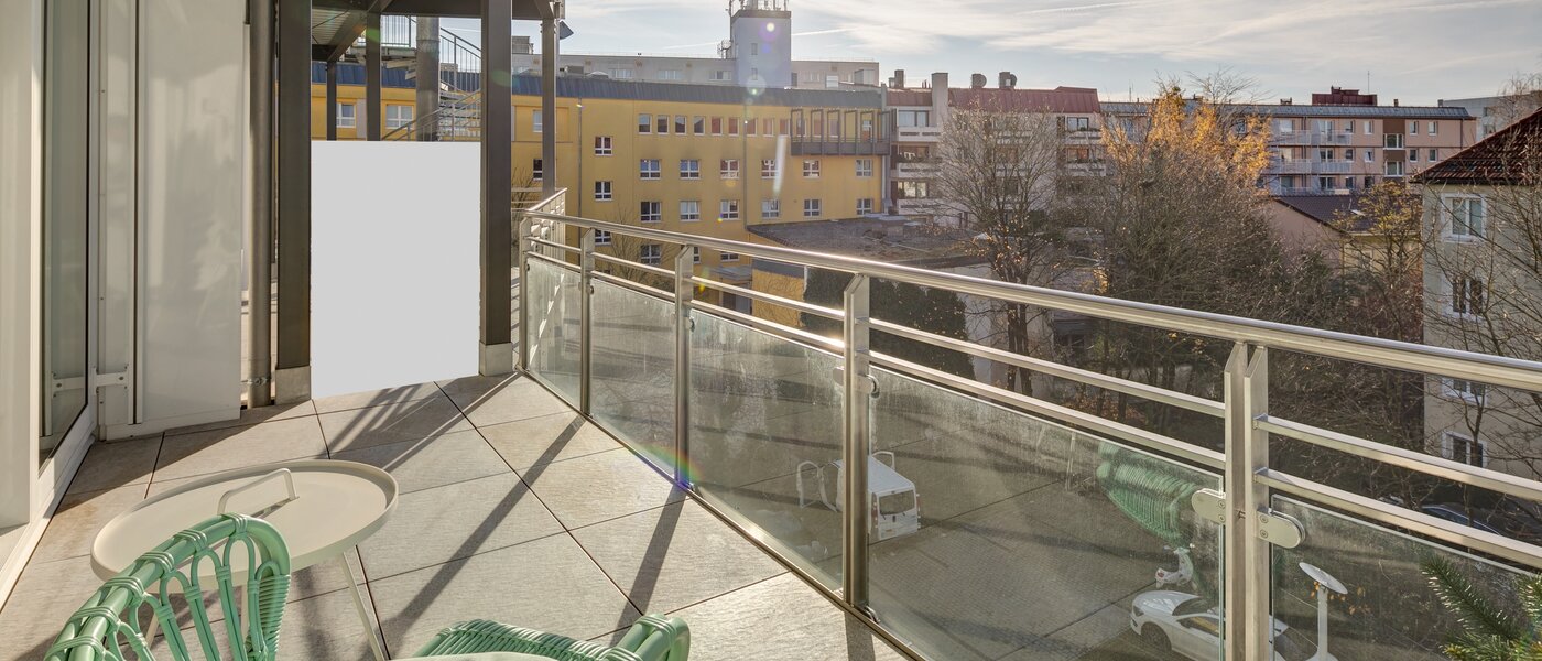 квартира München Schwabing-West (rund um den Hohenzollernplatz) 03 балкон 10823