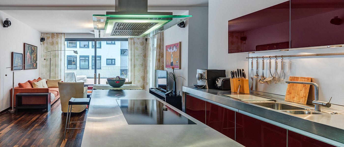 квартира München Bogenhausen 03 кухня 10830