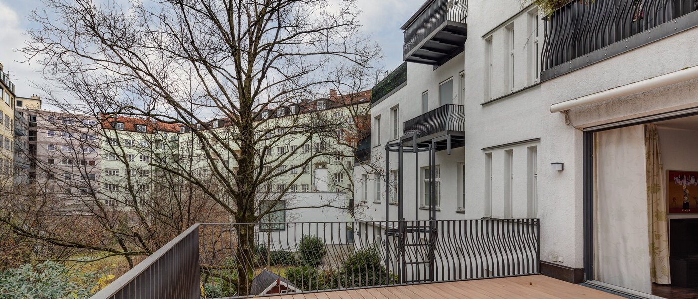 квартира München Bogenhausen 01 терраса 10830