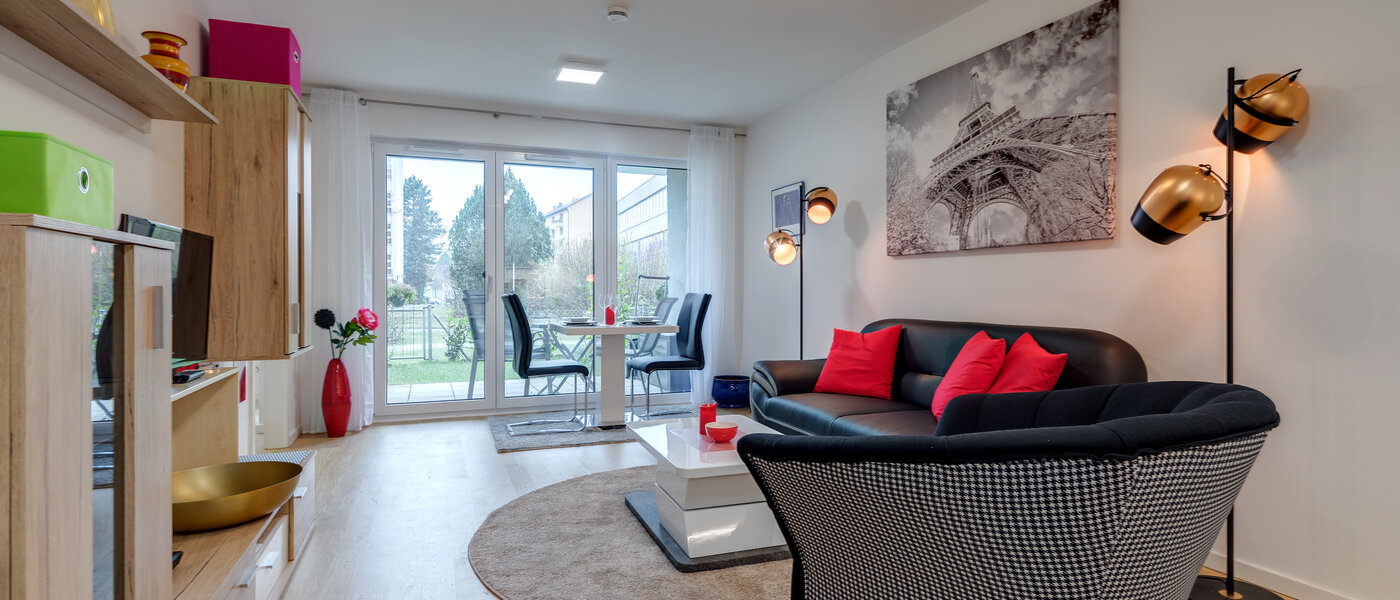 квартира München Parkstadt Bogenhausen 02 гостиная 10839