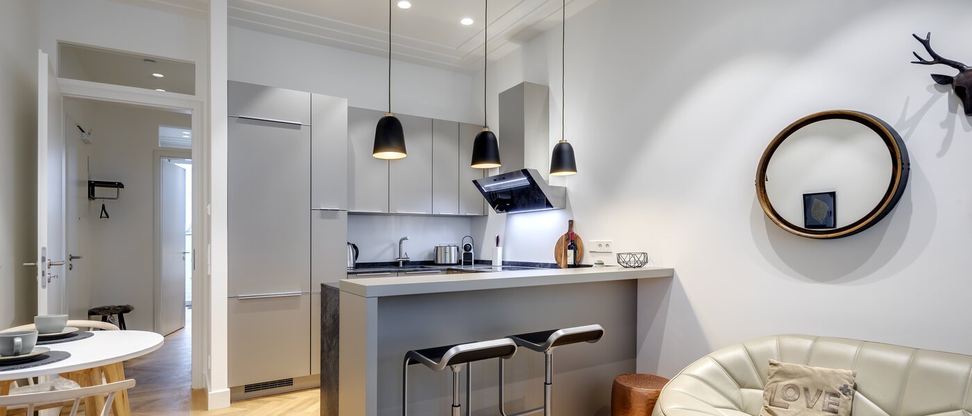 квартира München Maxvorstadt - Rund um den Josephplatz 04 гостиная 10848