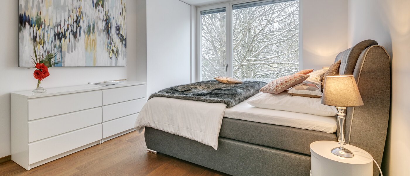 квартира München Nymphenburg 03 спальная комната 10849