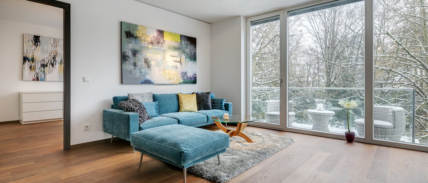 квартира München Nymphenburg 01 гостиная 10849