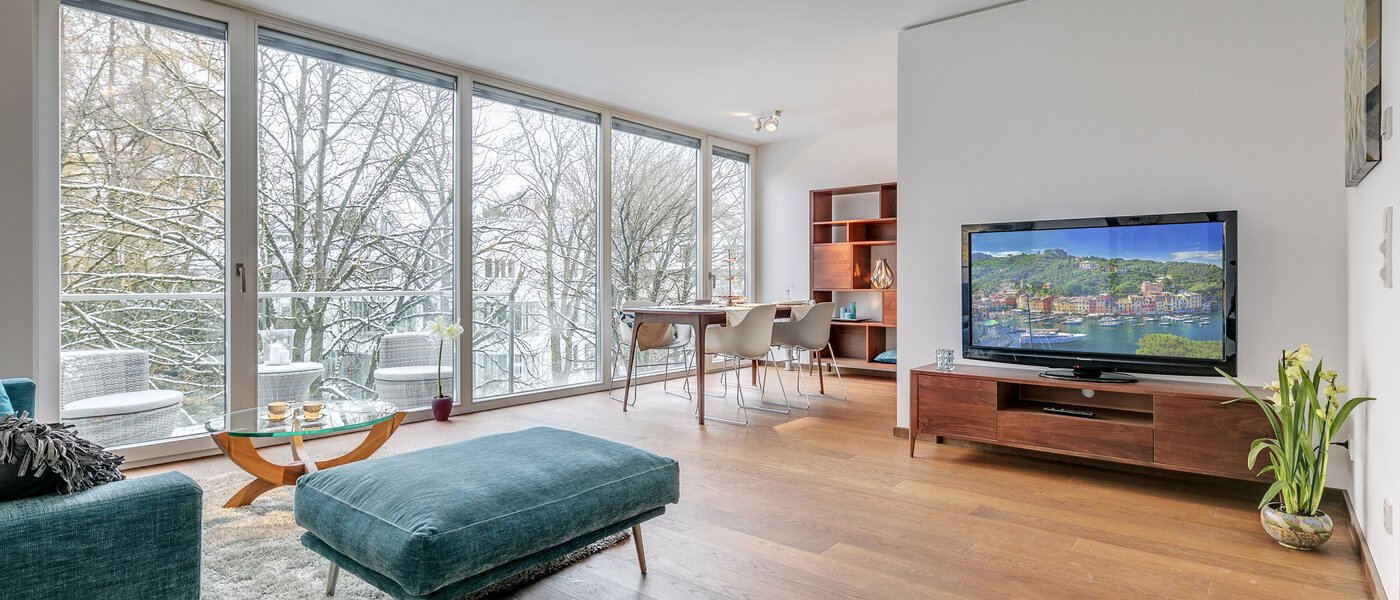 квартира München Nymphenburg 02 гостиная 10849