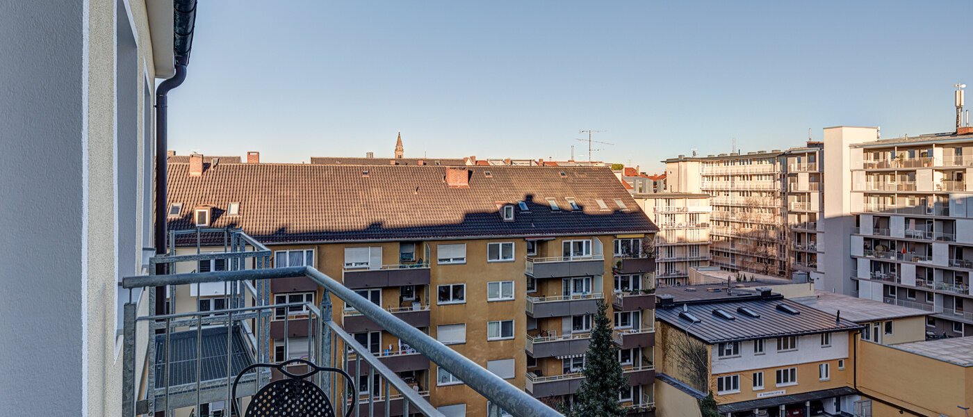 квартира München Schwabing (links der Leopoldstraße) 01 балкон 10852