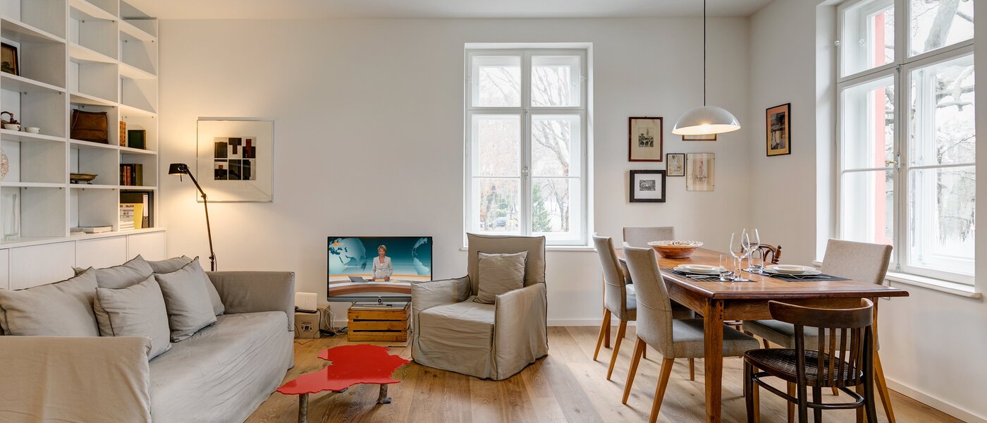 квартира München Nymphenburg-Gern 01 гостиная 10861