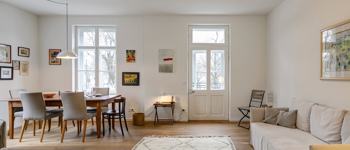 квартира München Nymphenburg-Gern 02 гостиная 10861