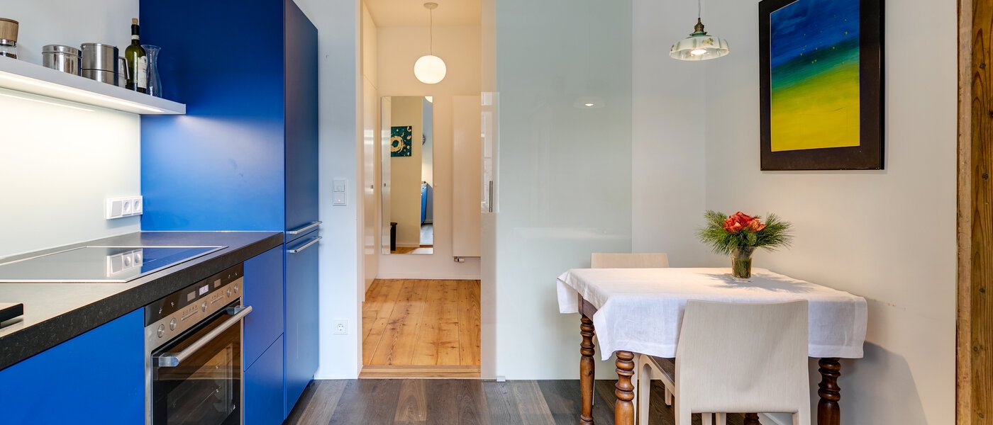 квартира München Nymphenburg-Gern 02 кухня 10861