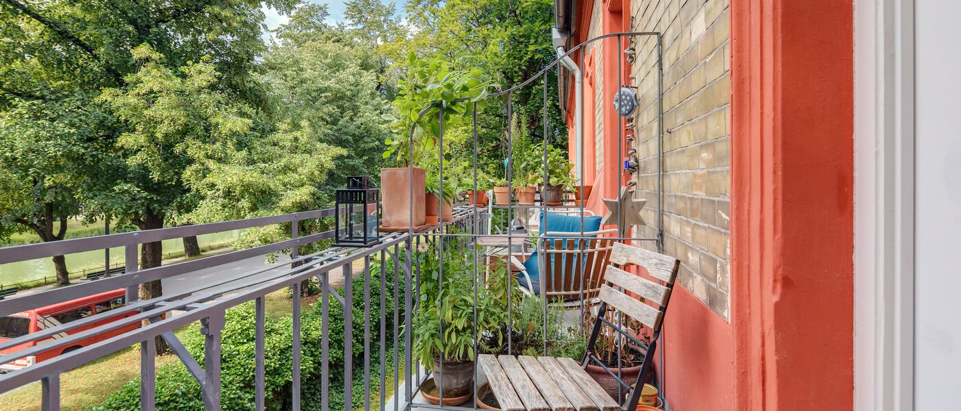 квартира München Nymphenburg-Gern 02 балкон 10861