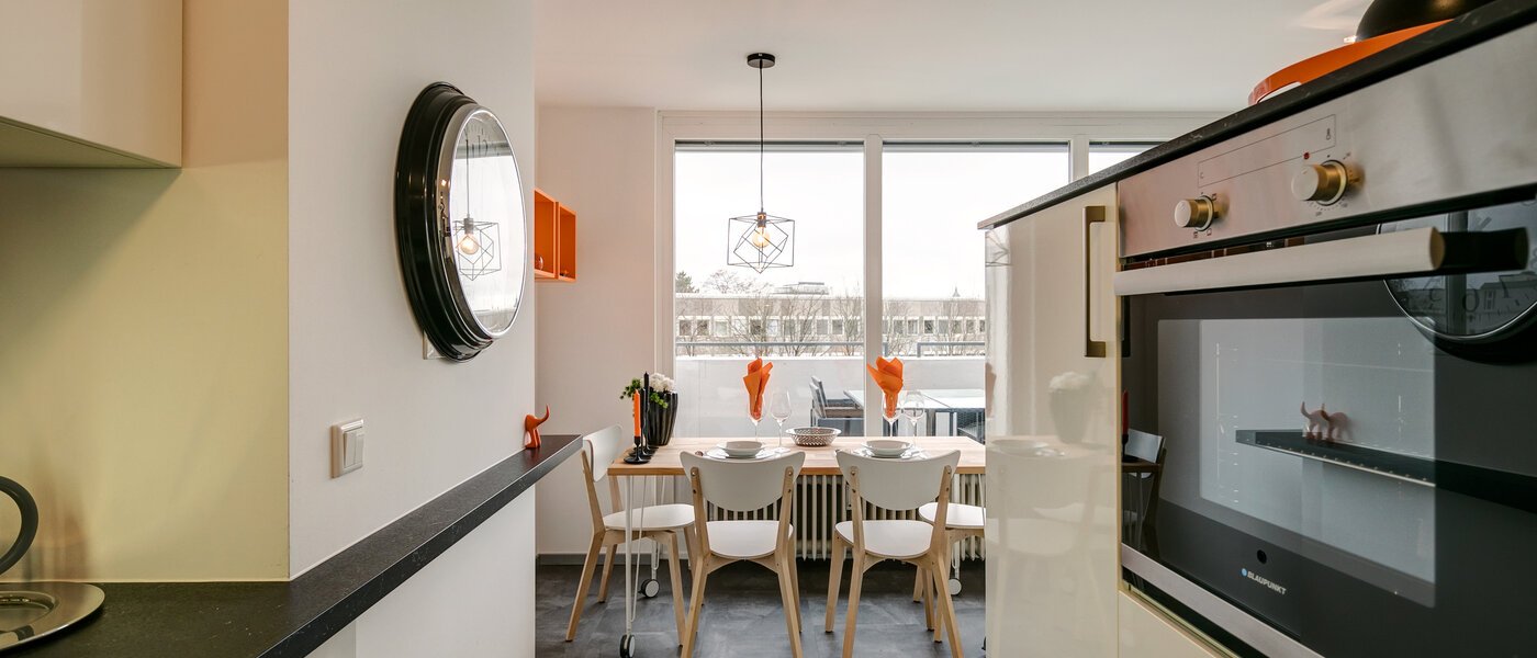 квартира München Neuhausen 03 кухня 10865