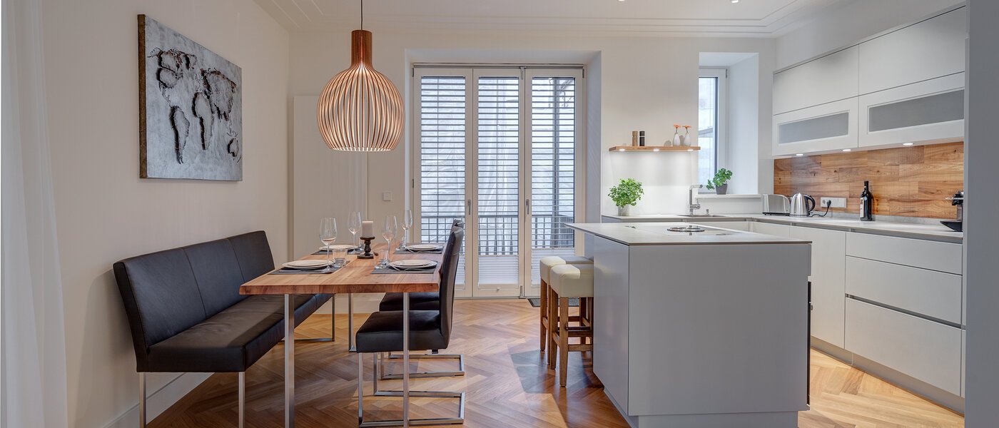 квартира München Maxvorstadt - Rund um den Josephplatz 01 кухня 10866