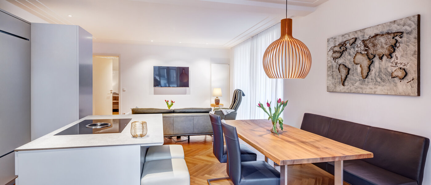 квартира München Maxvorstadt - Rund um den Josephplatz 04 кухня 10866