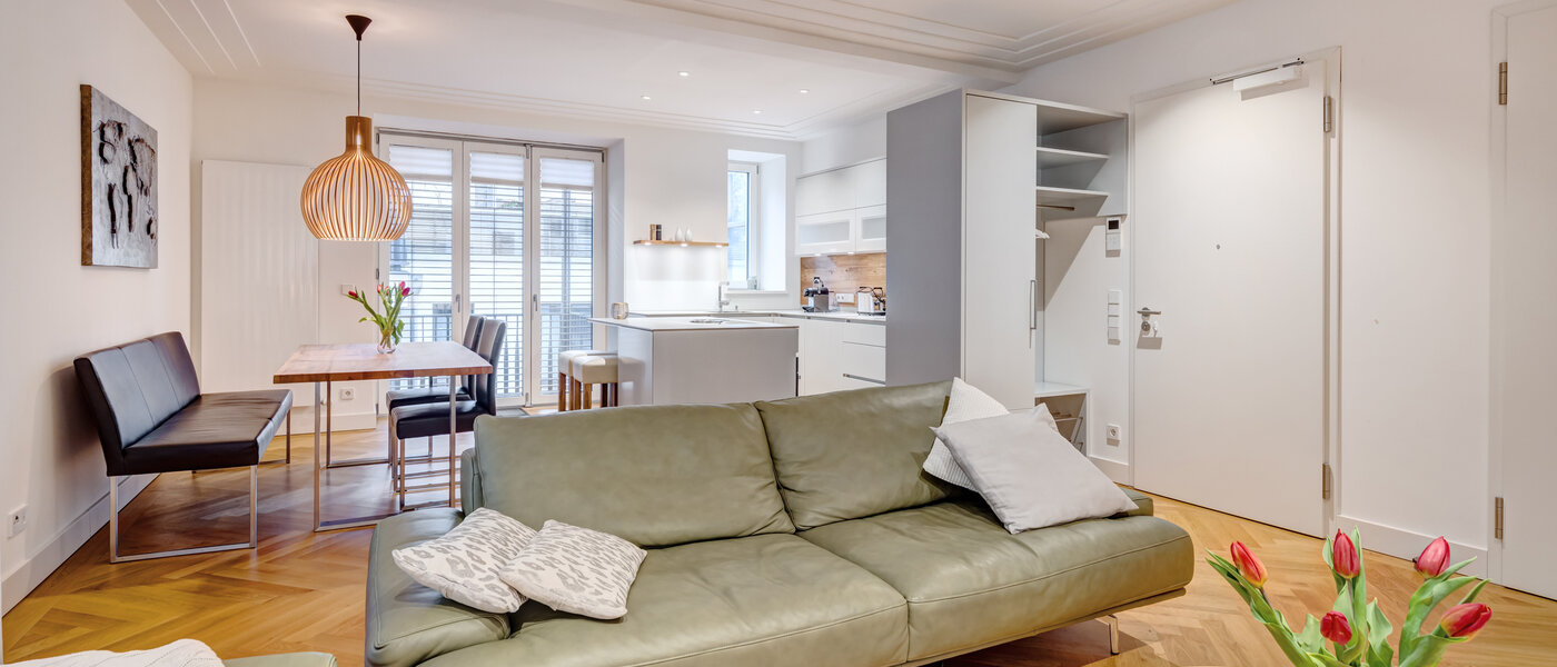 квартира München Maxvorstadt - Rund um den Josephplatz 04 жилое пространство 10866