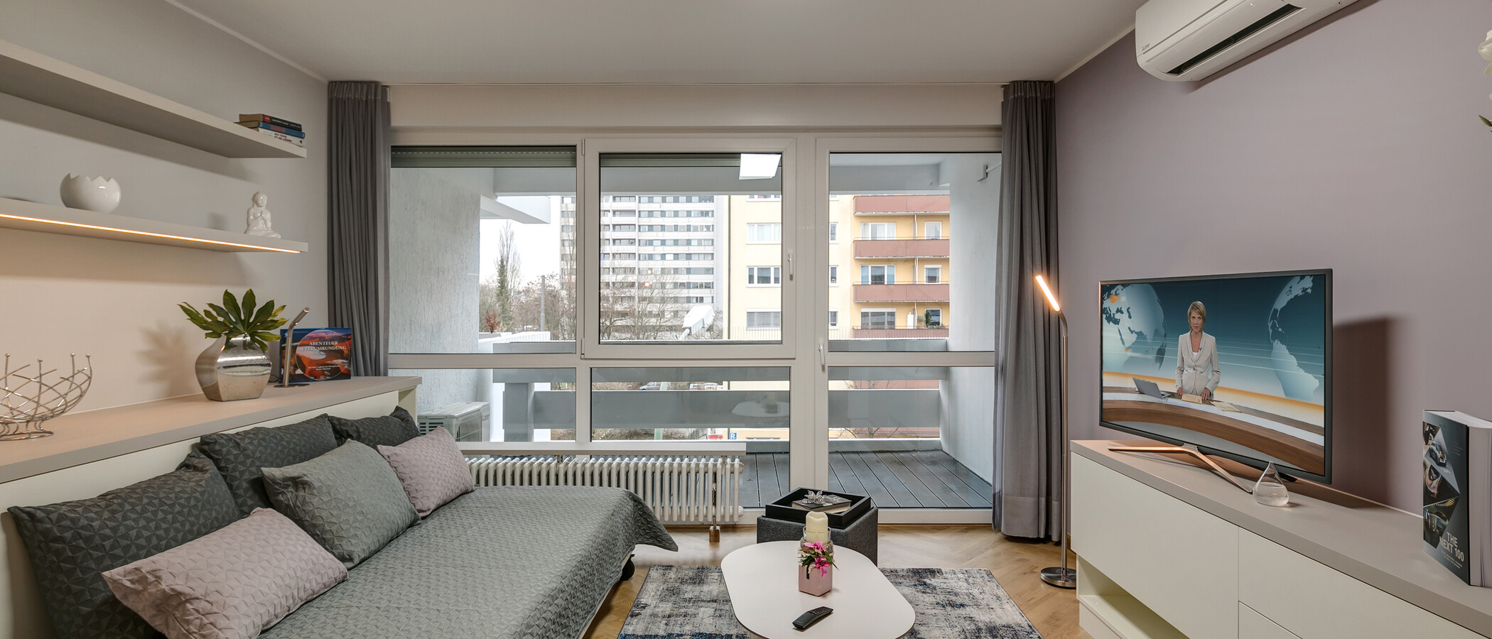 квартира München Schwabing-West 02 гостиная 10867