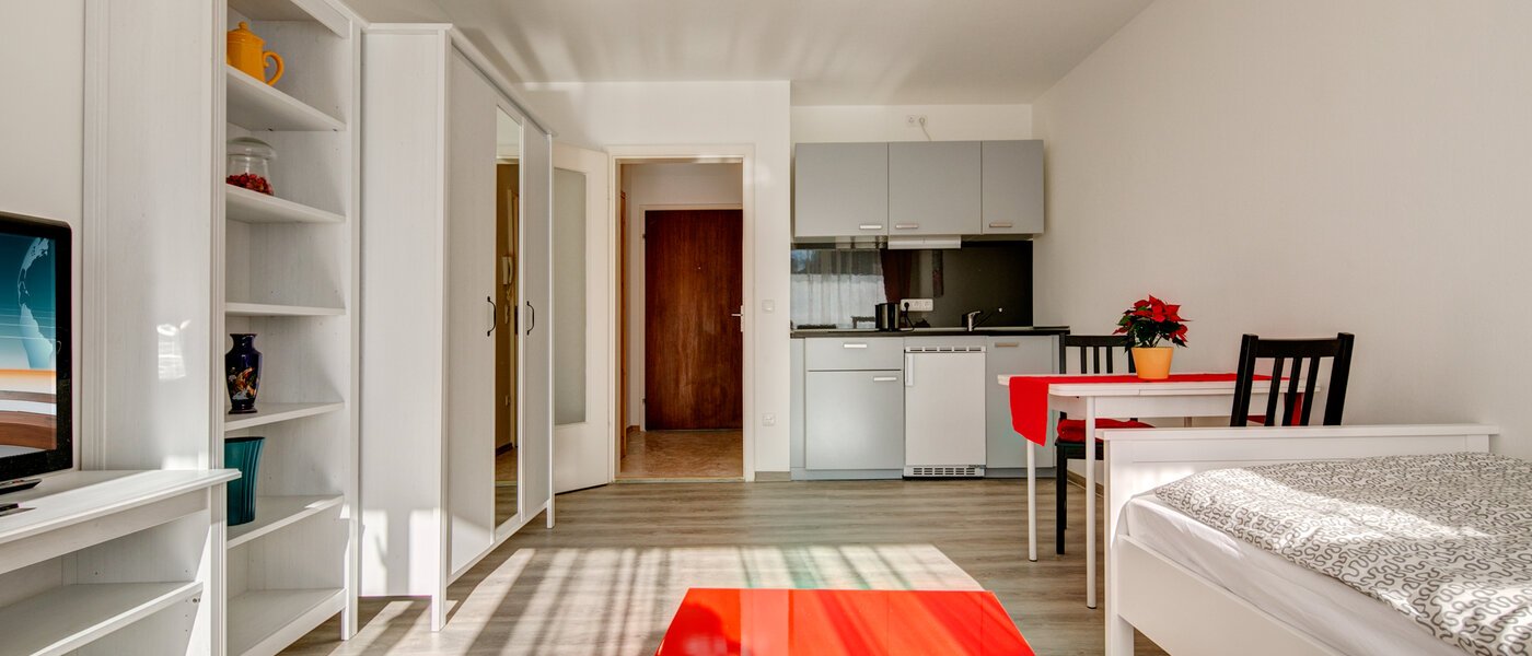 квартира München Berg am Laim 04 гостиная 1087