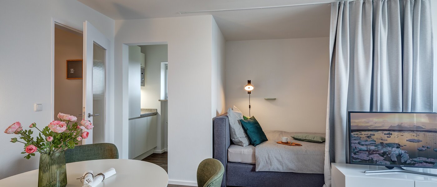 квартира München Sendling 04 гостиная 10917